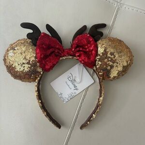 Disney Minnie Mouse Reindeer Holiday Ears